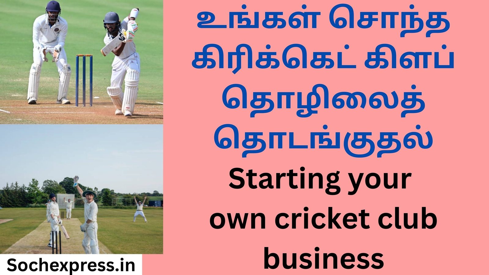 Starting your own cricket club business